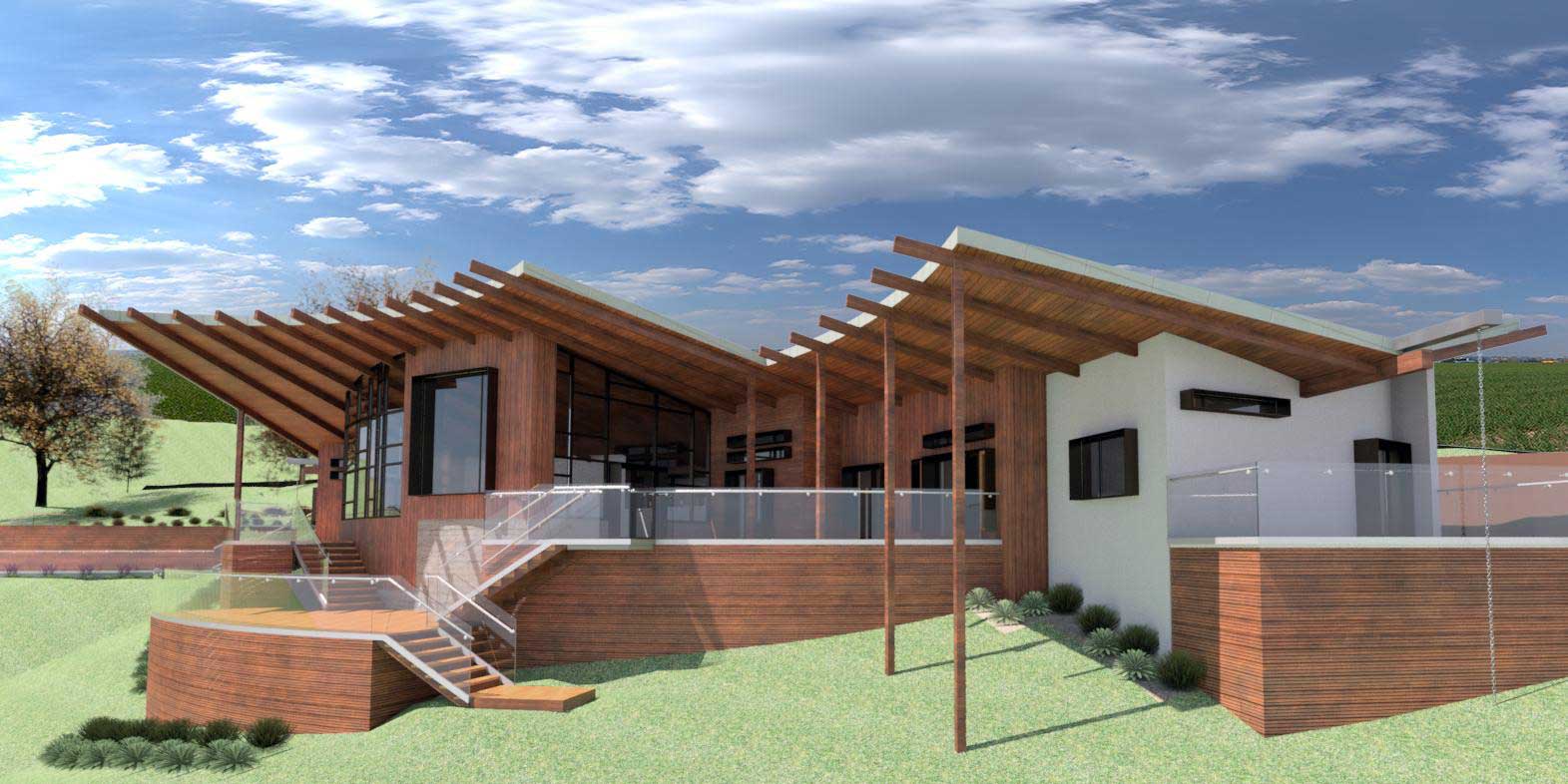 San Anselmo House building exterior render