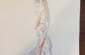 Vertical Fantasia 2 by David Kesler Architect, Watercolor